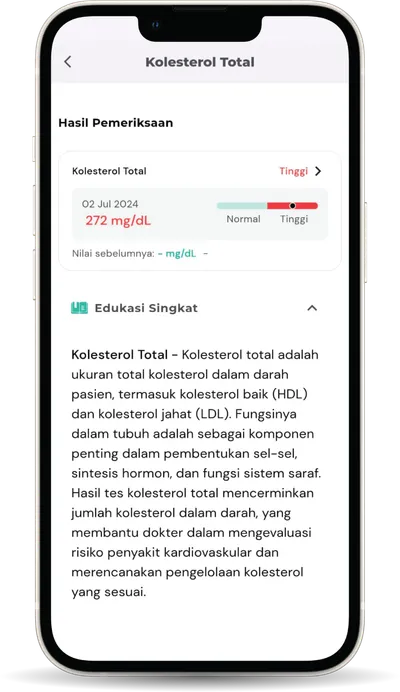 Tampilan aplikasi kesehatan karyawan